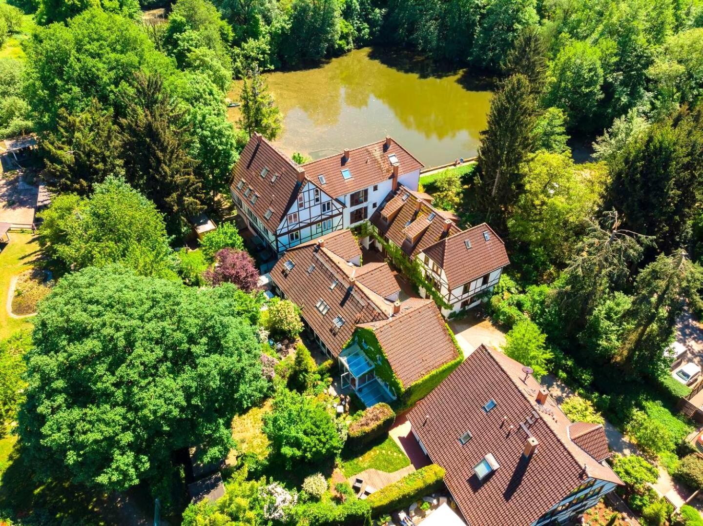 Einliegerwohnung In Einer Muehle Vor Den Toren Frankfurts, Ideal Fuer Messegaeste Oder Stop Over ดรายค์ ภายนอก รูปภาพ